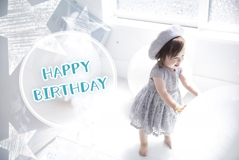 札幌東店で1歳お誕生日を写真でお祝いしよう 写真工房ぱれっとbaby